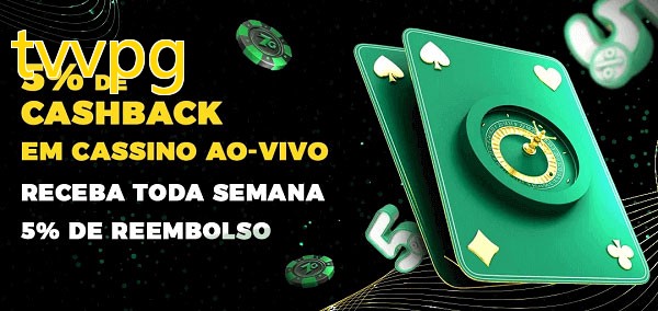 Promoções do cassino ao Vivo tvvpg